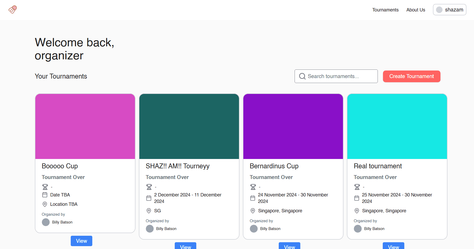 Shuttlescore screenshot